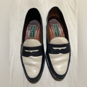 Cole Haan Women’s Black and Cream Loafers